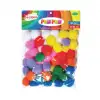 TİCON POMPOM 30MM ,50Lİ PAKET PASTEL RENKLER