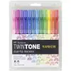 TOMBOW TWIN TONE MARKÖR RAINBOW TONLAR SETİ