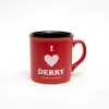 WB100 Amsterdam Mug IT - I Love You Derry İç Siyah Dış Kırmızı MUG-380887