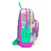 CORAL HIGH KIDS PEMBE SU YEŞİLİ UNICORNLU KIZ DESENLİ DÖRT BÖLMELİ OKUL SIRT ÇANTASI 23733