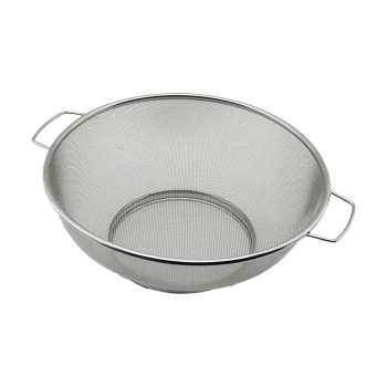 28CM   TEL SEPET  METAL SÜZGEÇ  METAL ÇERÇEVE - KULP - AYAK (4172)