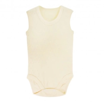 Sema Baby Jakarlı Askılı Badi (Body) - Krem 18-24 Ay
