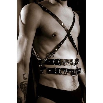 Deri Erkek  Harness, Erkek  Partywear, Sexy Erkek  Deri Giyim - Brfm231
