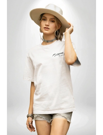 30 Ağustos Unisex Baskılı T-shirt - Beyaz