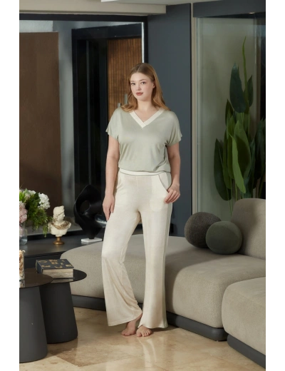 Aqua 26888 Kadın Kısa Kol Pijama Takımı