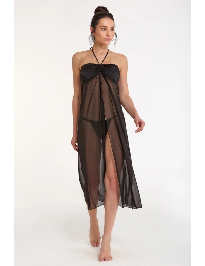 Argento 2056-3001 Kadın Straplez Tül Elbise