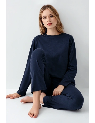 Arnetta 3407-S Kadın Uzun Kol Pijama Takım