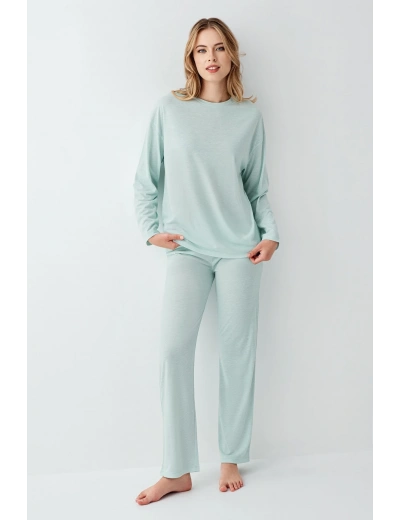 Arnetta 3407-S Kadın Uzun Kol Pijama Takım