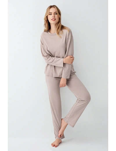 Arnetta 3407-S Kadın Uzun Kol Pijama Takım