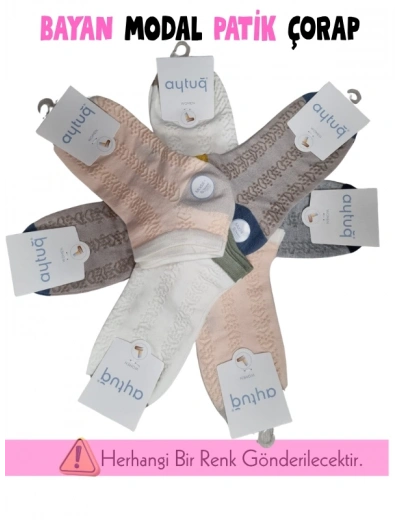 Aytuğ 33278 Kadın Modal Patik Çorap