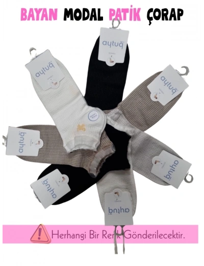 Aytuğ 34221 Kadın Modal Patik Çorap