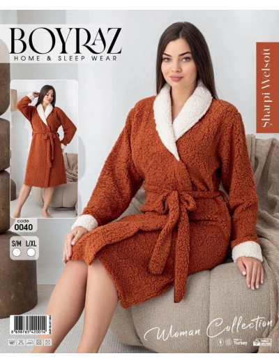 Boyraz 0040 Kadın Sharpi Welsolf Sabahlık