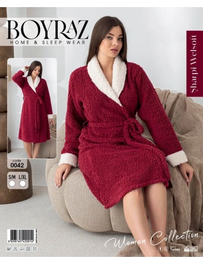 Boyraz 0042 Kadın Sharpi Welsolf Sabahlık