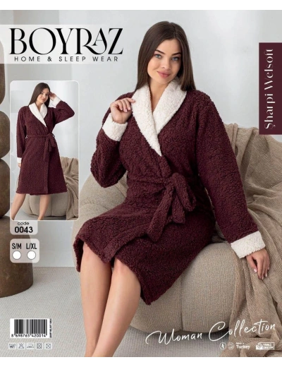 Boyraz 0043 Kadın Sharpi Welsolf Sabahlık