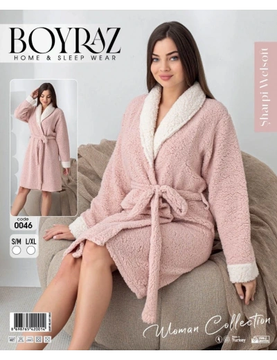 Boyraz 0046 Kadın Sharpi Welsolf Sabahlık