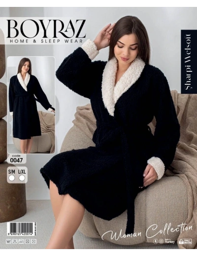 Boyraz 0047 Kadın Sharpi Welsolf Sabahlık