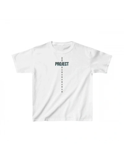 Çocuk Unisex Baskılı T-Shirt - Beyaz