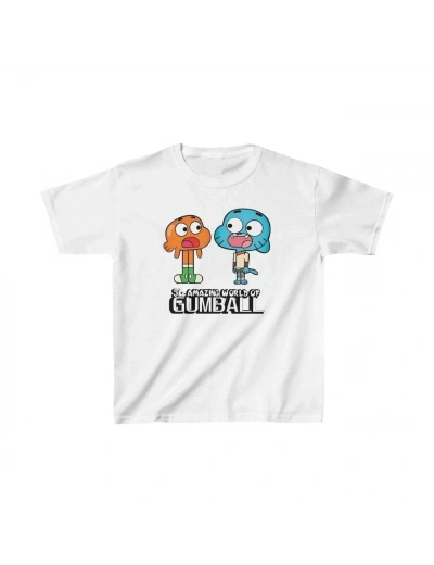 Çocuk Unisex Baskılı T-Shirt - Beyaz