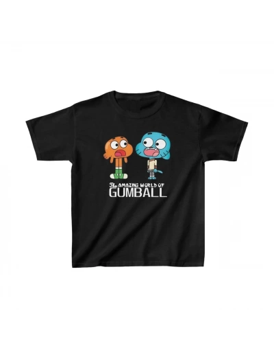 Çocuk Unisex Baskılı T-Shirt - Siyah