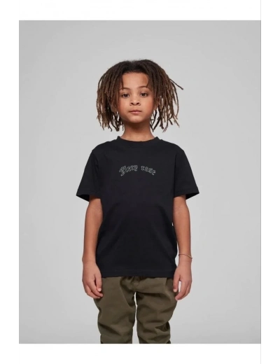 Çocuk Unisex Baskılı T-Shirt - Siyah