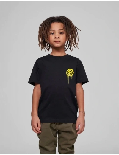 Çocuk Unisex Baskılı T-Shirt - Siyah