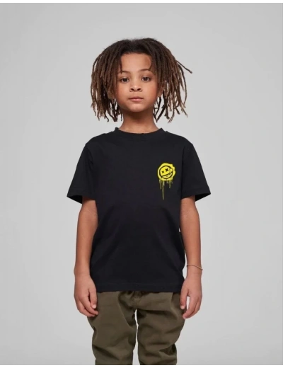 Çocuk Unisex Baskılı T-Shirt - Siyah