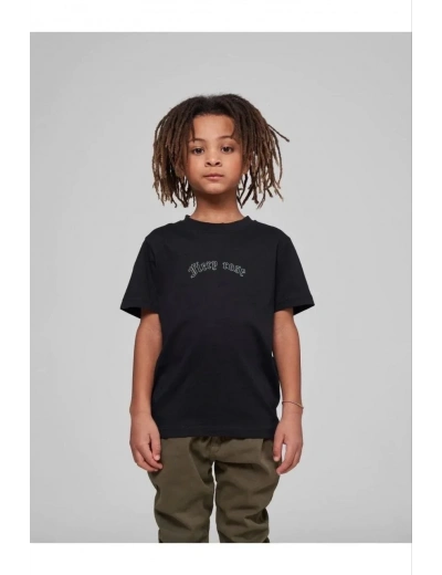 Çocuk Unisex Baskılı T-Shirt - Siyah