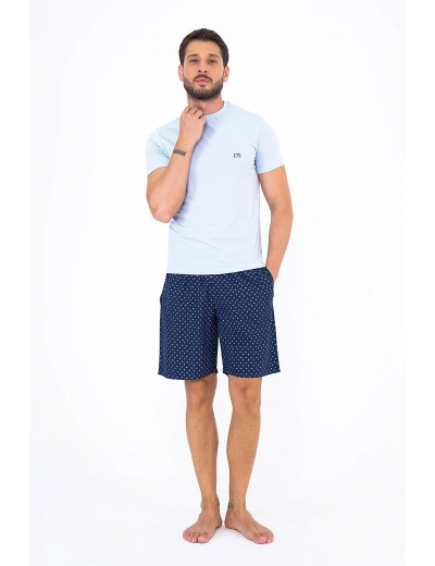 Ds Damat 25003 Erkek Dokuma Şort Takım
