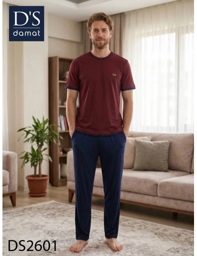 Ds Damat 2601 Erkek Spring Kısa Kol Pijama Takımı