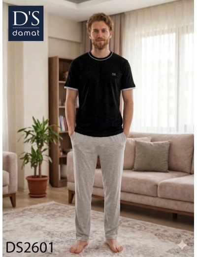 Ds Damat 2601 Erkek Spring Kısa Kol Pijama Takımı