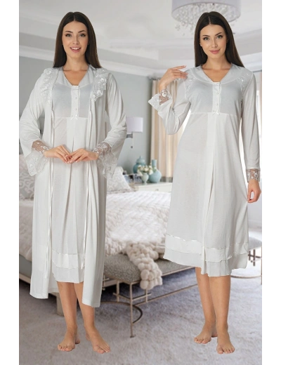 Effortt 2425  Sabahlıklı Lohusa Gecelik