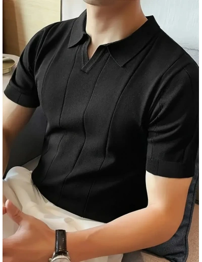 Erkek Kısa Kollu Polo Yakalı Triko Tshirt