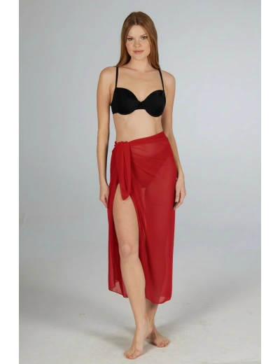 Estiva 6000 Kadın Düz Şifon Pareo