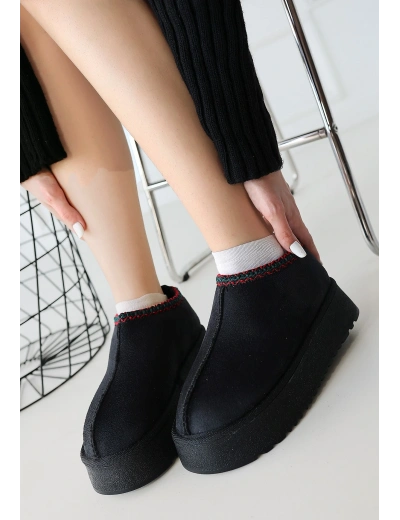 Foyk Siyah Süet Bot