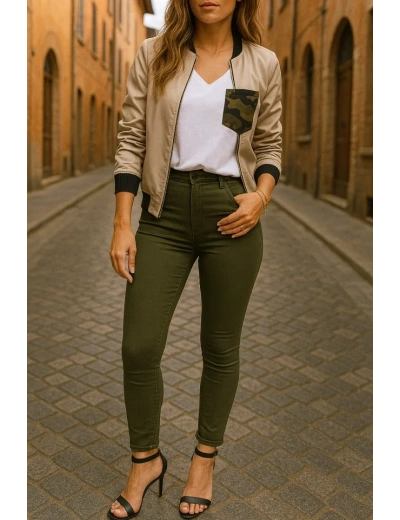 Gabardin Kumaş Yüksek Bel Pantolon 90 Cm 4XLbel40cm