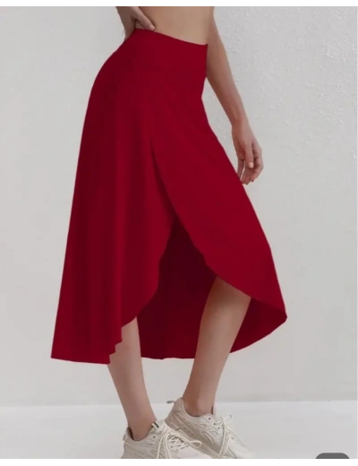 Kadın Cep Detay Taytlı Sandy Etek