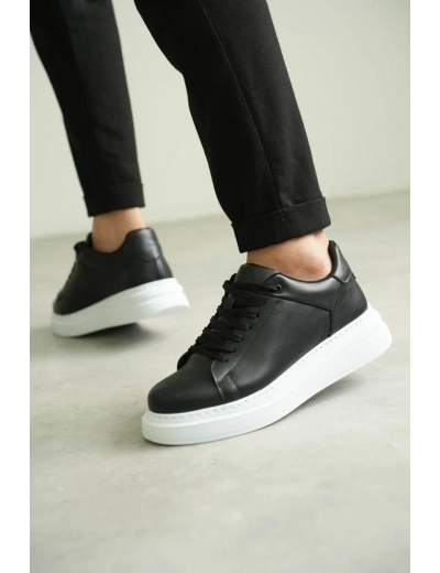 KB-B2 Kuback Siyah Cilt Günlük Erkek Ayakkabı