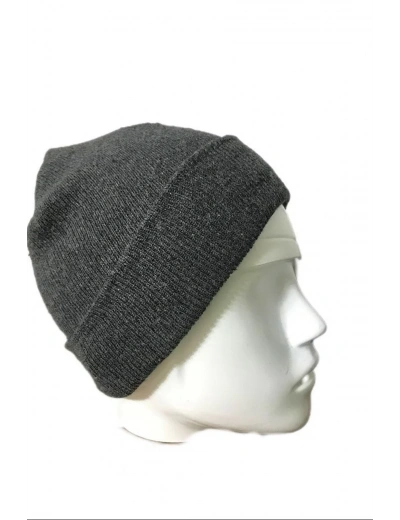 Kışlık Tam Kalıp Çocuk Triko Bere - Antrasit