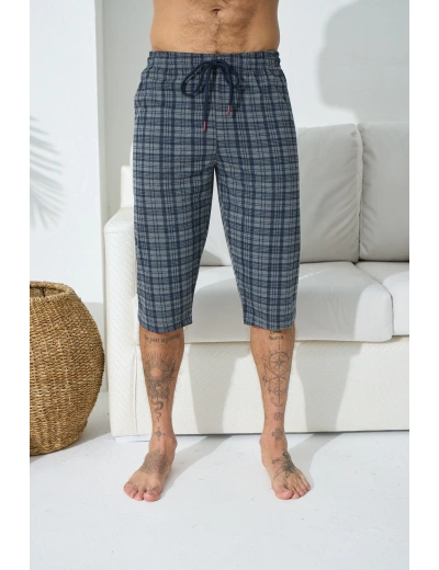 Kocabey 195 Erkek Ekose Tek Kapri Şort