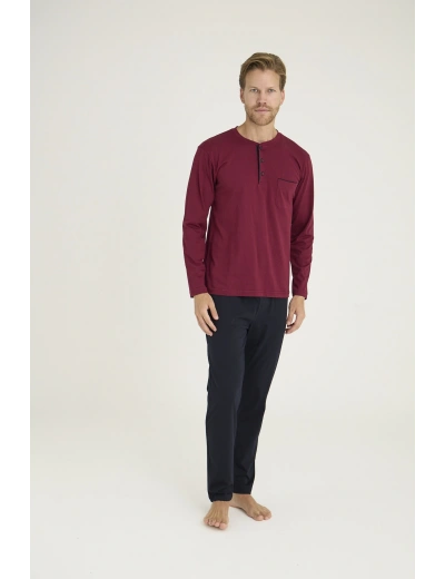 Kocabey 9250 Erkek Midi Yaka Pijama Takım