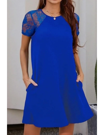 Kol Dantel Viskon Elbise