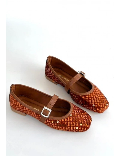 Moden Taba Süet Babet Ayakkabı