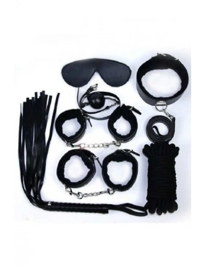 Nıghtlıght 8014 Fantezi 7Li Kırbaç Ve Kelepçe Set