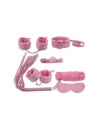 Nıghtlıght 8014 Fantezi 7Li Kırbaç Ve Kelepçe Set