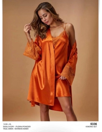 Nurteks 5336 Bayan Sabahlık Ve Gecelik Takım