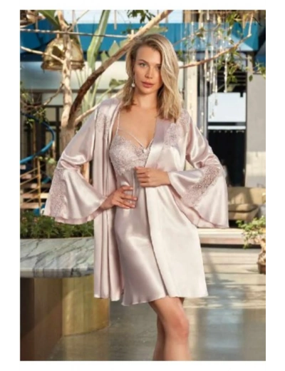 Nurteks 5390 Saten Gecelik Takımı