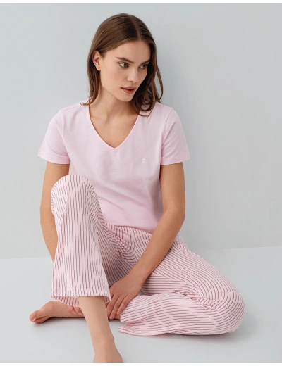Pierre Cardin 9202-S Kısa Kol Pijama Takımı