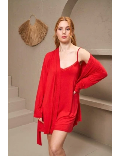 PJS 25166 Kadın Gecelik Sabahlık Takım