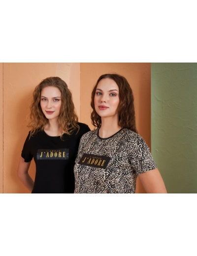 PJS 27036 Kadın Kısa Kol Pijama Takımı