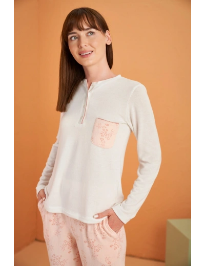 Pjs 28056 Kadın Patlı Pijama Takım